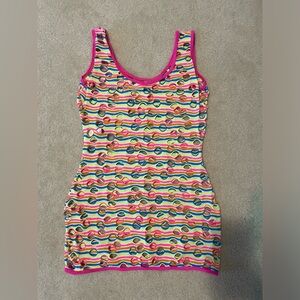 Dolls Kill Neon cutout Dress rainbow Women’s small